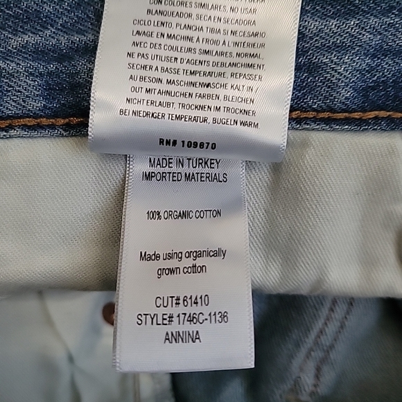 Citizens Of Humanity Annina High Rise Wide Leg Button Fly Jeans in Pinnacle 28 - Picture 8 of 11